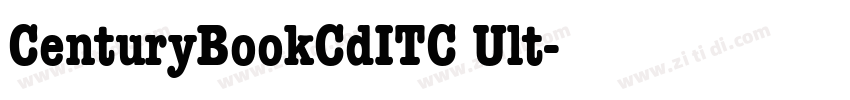 CenturyBookCdITC Ult字体转换